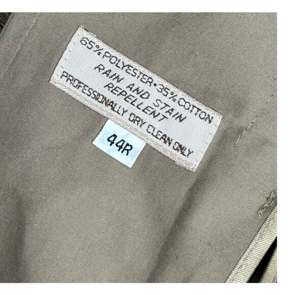 Christian Dior Le‎ Connaisseur Trench Coat Men 44R Beige Lined Quiet Luxury Wool - Picture 10 of 10